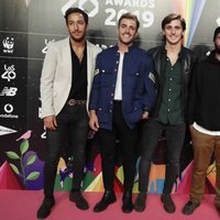 Sinsinati en la cena de los nominados de Los 40 Music Awards 2019