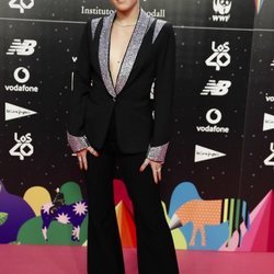 Alba Reche en la cena de los nominados de Los 40 Music Awards 2019