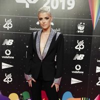 Alba Reche en la cena de los nominados de Los 40 Music Awards 2019