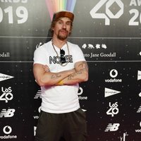 Macaco en la cena de los nominados de Los 40 Music Awards 2019