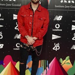 Dani Fernández en la cena de los nominados de Los 40 Music Awards 2019