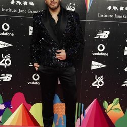 Blas Cantó en la cena de los nominados de Los 40 Music Awards 2019