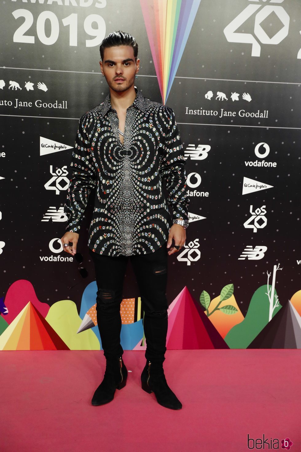 Abraham Mateo en la cena de los nominados de Los 40 Music Awards 2019