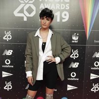 Natalia Lacunza en la cena de los nominados de Los 40 Music Awards 2019