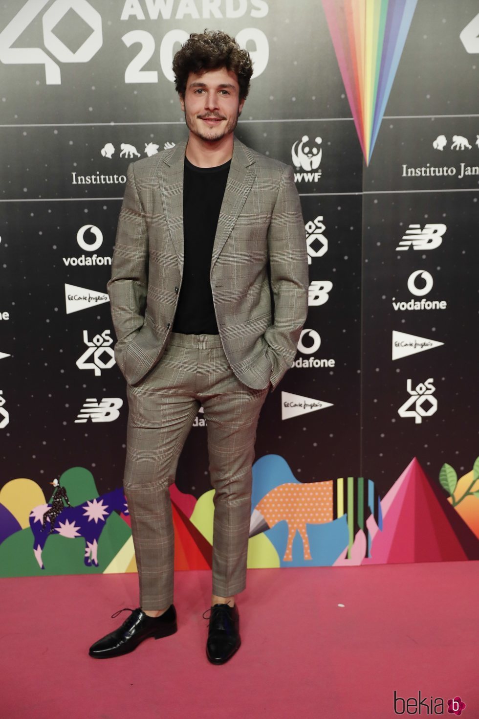 Miki Núñez en la cena de los nominados de Los 40 Music Awards 2019