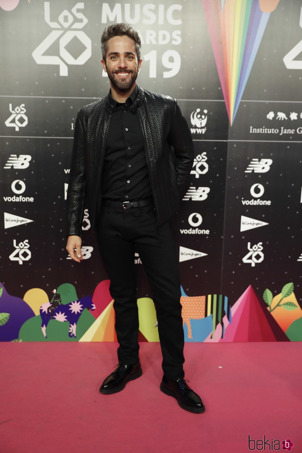 Roberto Leal en la cena de los nominados de Los 40 Music Awards 2019