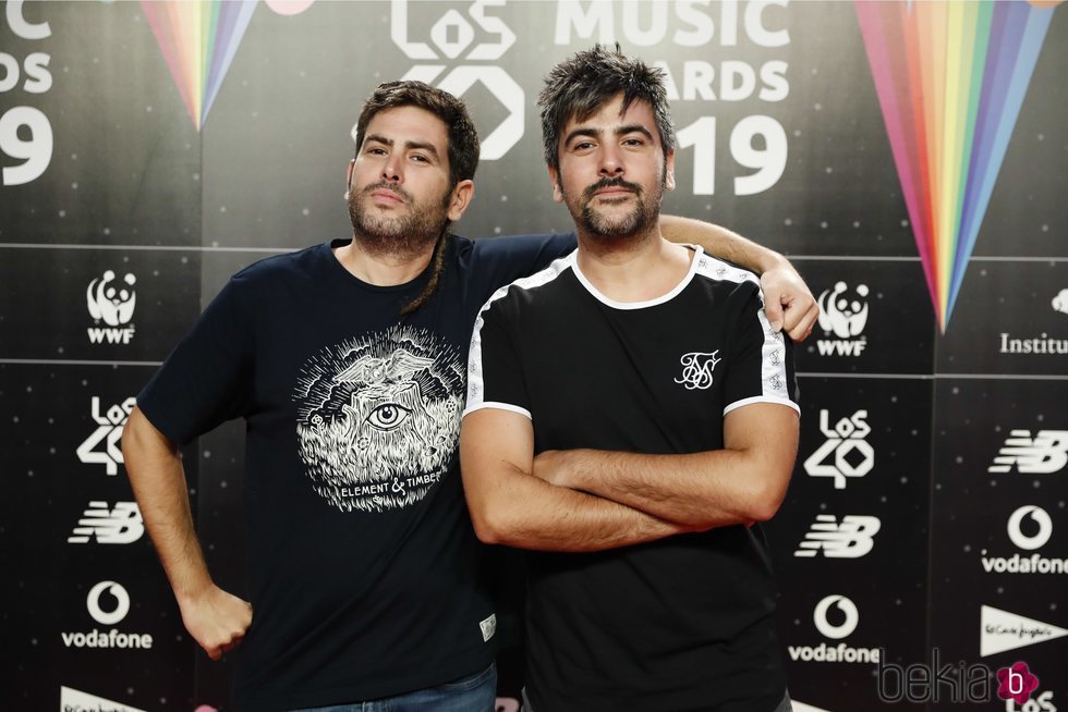 Estopa en la cena de los nominados de Los 40 Music Awards 2019