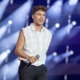 Raoul en el escenario del Coca Cola Music Experience