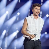 Raoul en el escenario del Coca Cola Music Experience