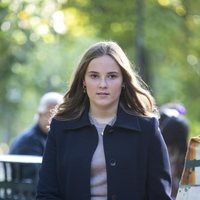 Ingrid Alexandra de Noruega en el parque de esculturas que lleva su nombre en Oslo