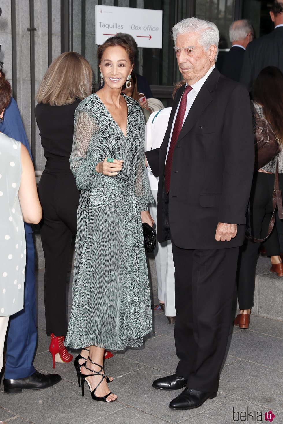 Isabel Preysler y Mario Vargas Llosa en la inauguración de la temporada 2019/2020 del Teatro Real