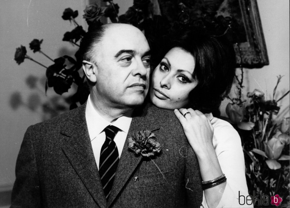 Sophia Loren y su marido, Carlo Ponti