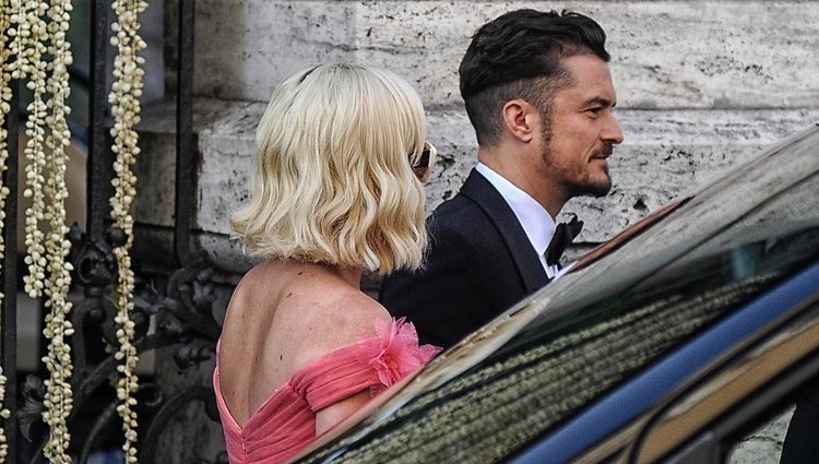 Katy Perry y Orlando Bloom en la boda de Misha Nonoo y Michael Hess