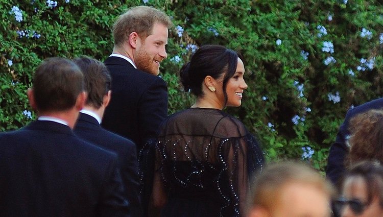 El Príncipe Harry y Meghan Markle en la boda de Misha Nonoo y Michael Hess