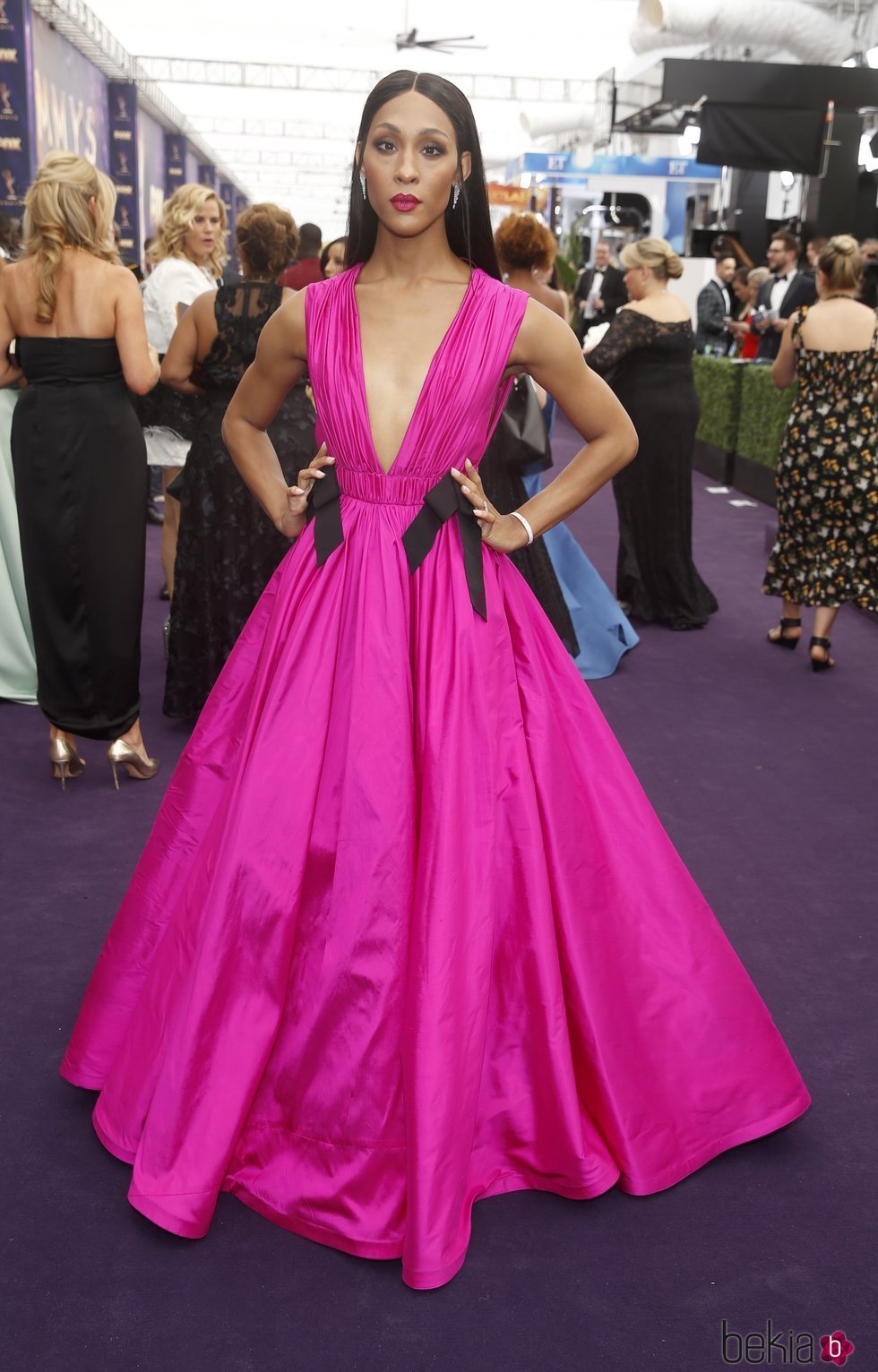 MJ Rodriguez en los Emmy 2019