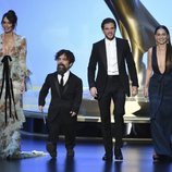 Lena Headey, Peter Dinklage, Kit Harington y Emilia Clarke en los Emmy 2019