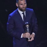 Leo Messi en la gala de los Premios The Best 2019