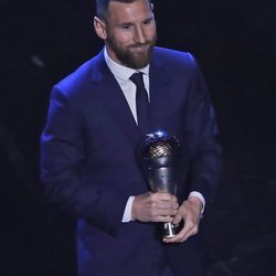 Leo Messi en la gala de los Premios The Best 2019