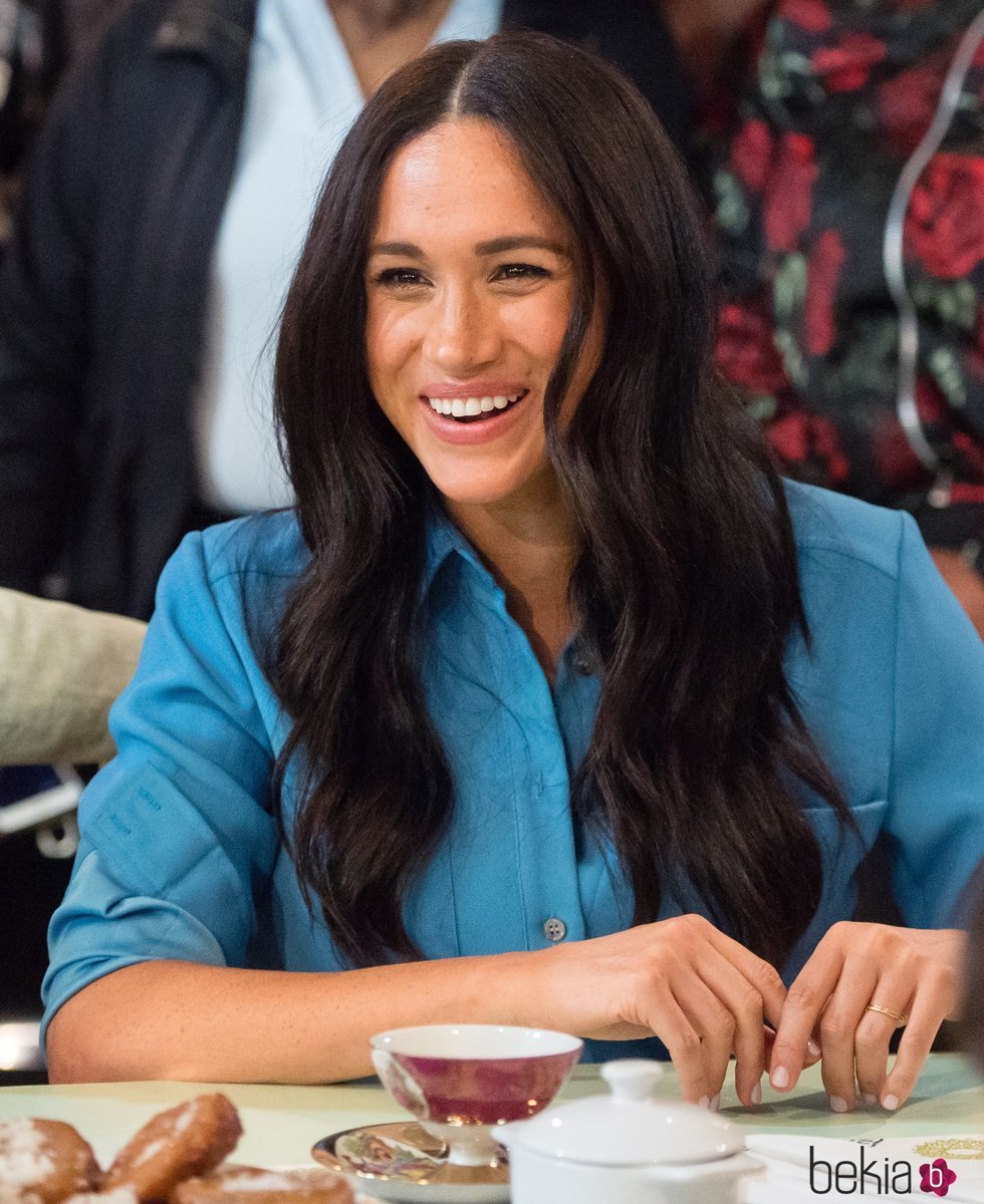 Meghan Markle, muy feliz en un centro de acogida de Ciudad del Cabo