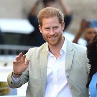 El Príncipe Harry y Meghan Markle en su llegada a Ciudad del Cabo