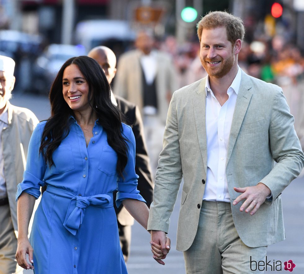 El Príncipe Harry y Meghan Markle en su viaje oficial a Sudáfrica