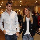 Álvaro Morata y Alice Campello acudiendo juntos a un evento