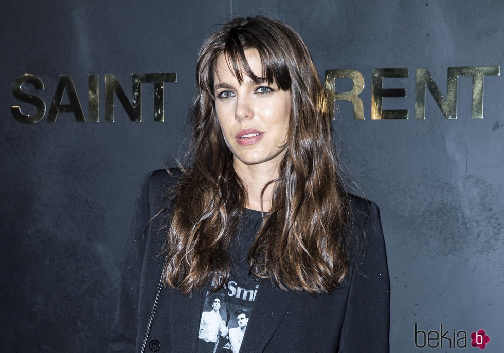 Carlota Casiraghi en la presentación de la colección Primavera/Verano 2020 en la Paris Fashion Week