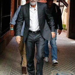 George Clooney por las calles de Madrid