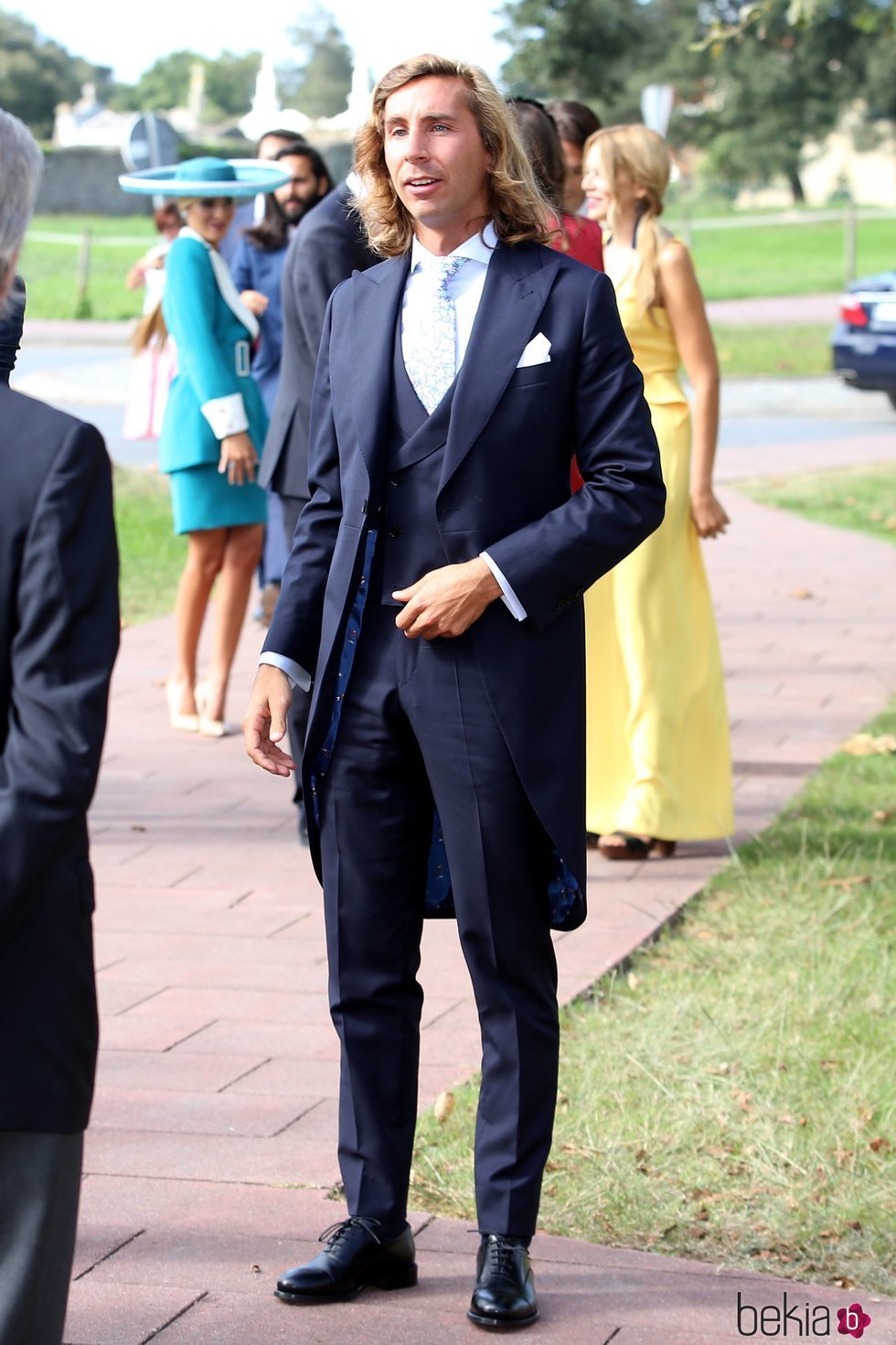 Luis Giménez antes de su boda con Marta Pombo