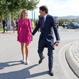 María Pombo y Pablo Castellano en la boda de Marta Pombo y Luis Giménez