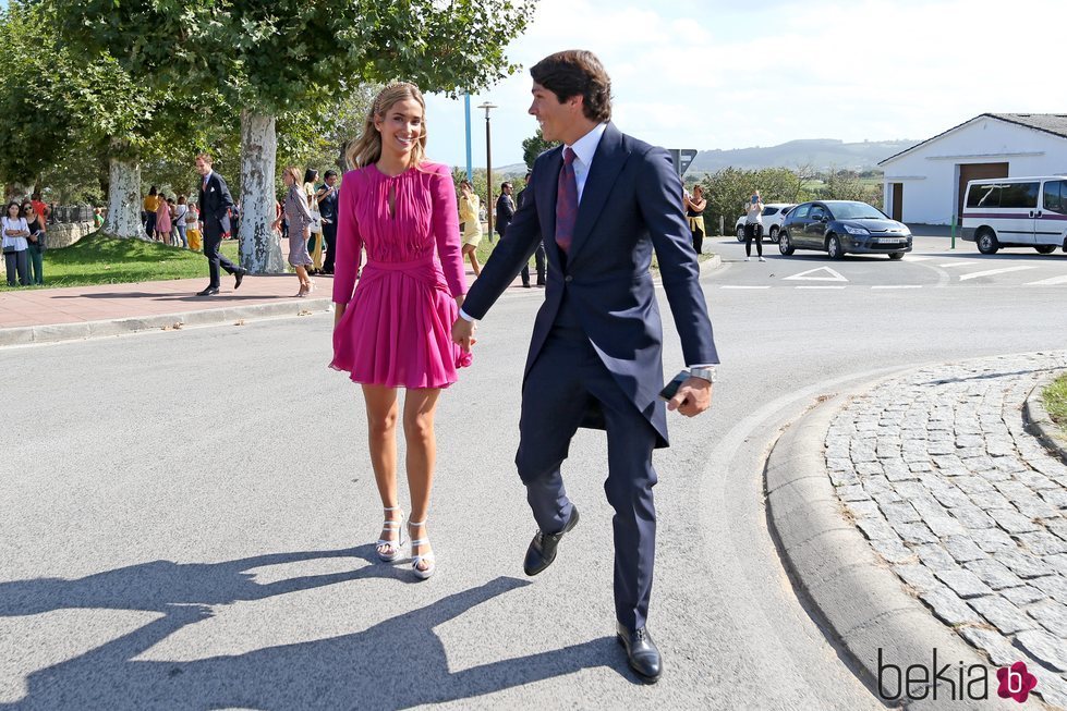 María Pombo y Pablo Castellano en la boda de Marta Pombo y Luis Giménez