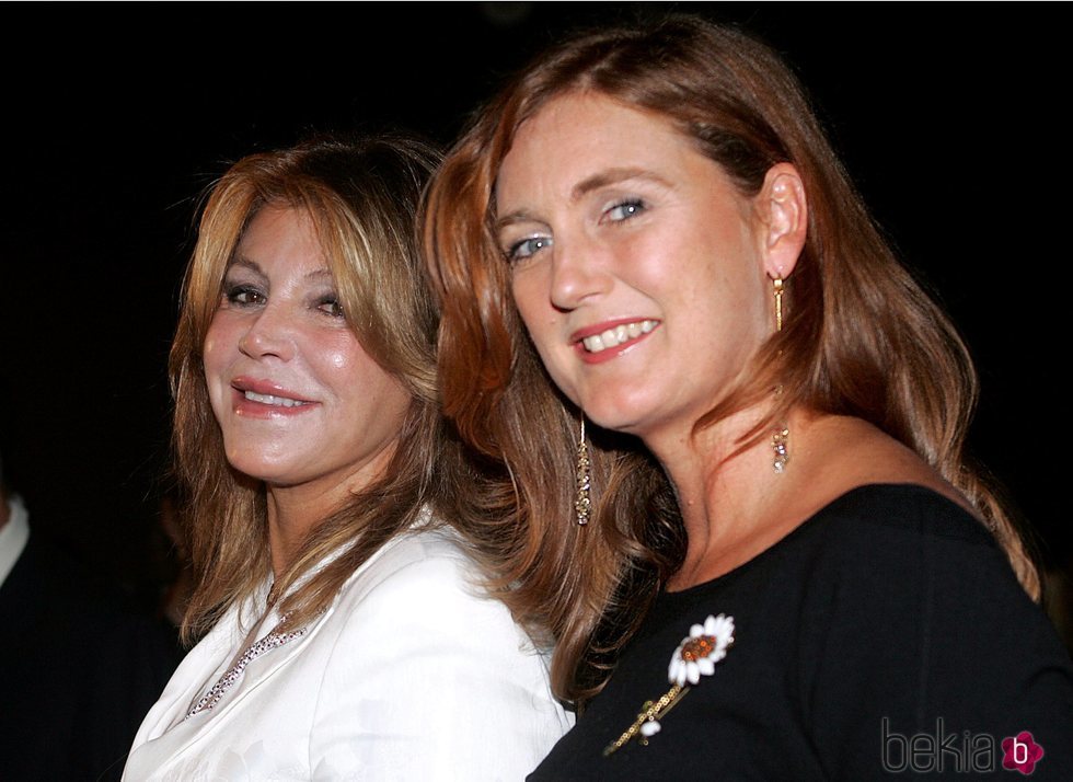 Tita Cervera junto a Francesca Thyssen