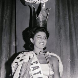 Tita Cervera elegida Miss Cataluña 1960