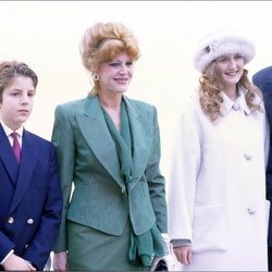 Borja Thyssen, Tita Cervera, Francesca Thyssen y Carlos de Hasburgo