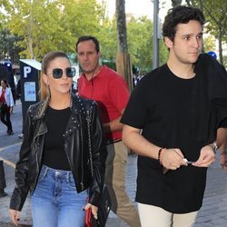 Froilán y Mar Torres Fontes en el Bernabéu