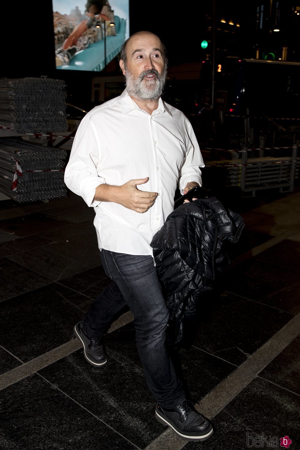 Javier Cámara en la fiesta de cumpleaños de Paco León