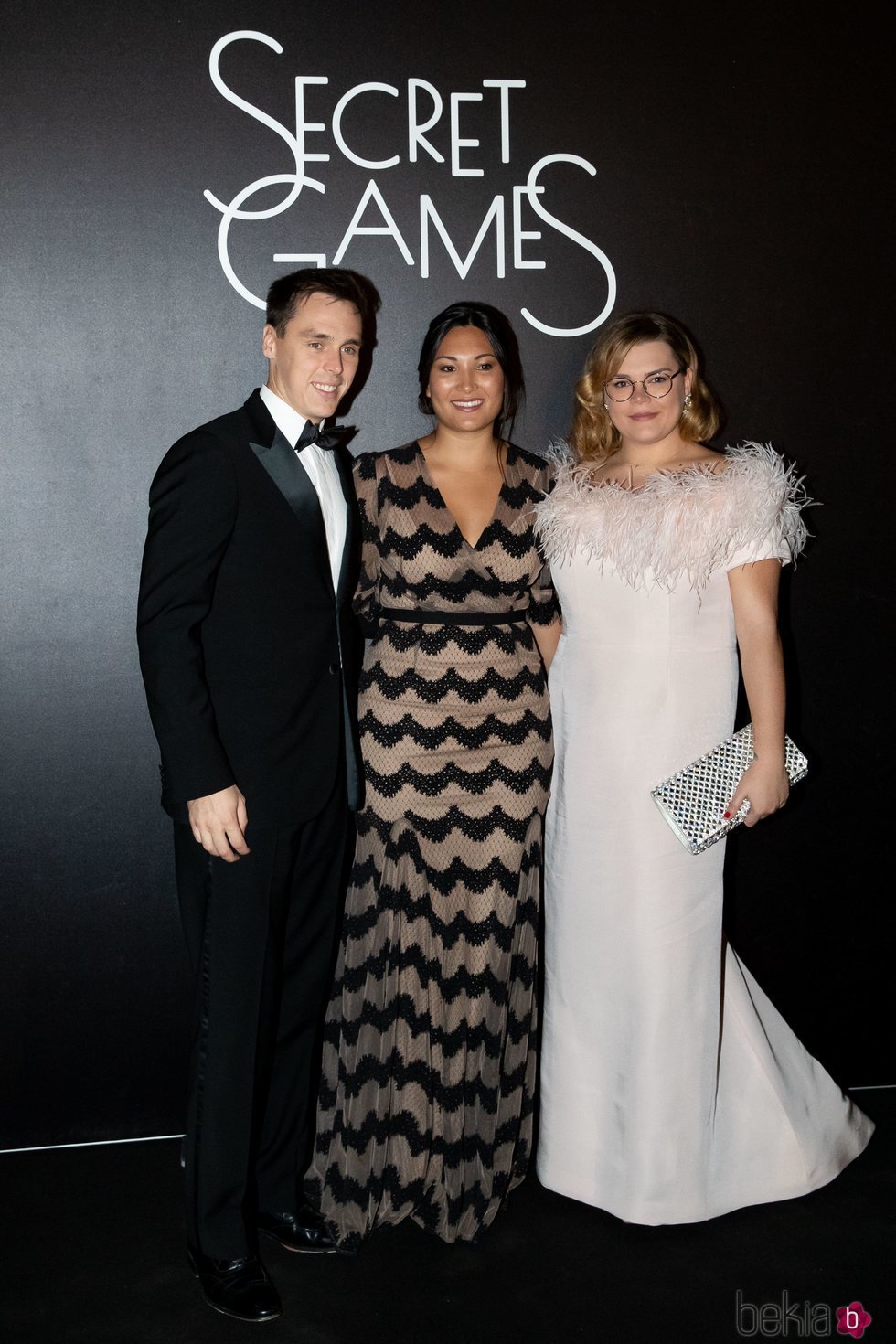 Louis Ducruet, Marie Chevallier y Camille Gottlieb en Secret Games