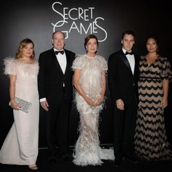 Camille Gottlieb, Alberto de MÃ³naco, Carolina de MÃ³naco, Louis Ducruet y Marie Chevallier en Secret Games