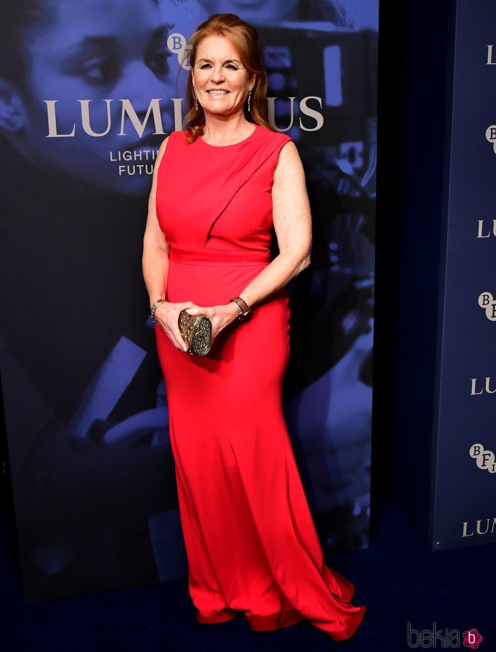 Sarah Ferguson en la Luminous Fundraising Gala del BFI London Film Festival 2019