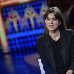 Carlota Casiraghi en una entrevista televisiva