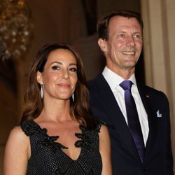 Joaquín y Marie de Dinamarca en una cena en el Ayuntamiento de París