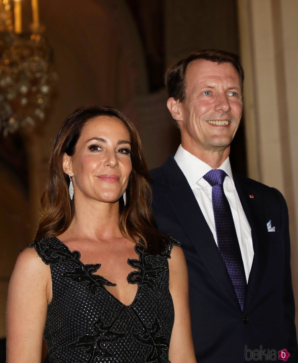 Joaquín y Marie de Dinamarca en una cena en el Ayuntamiento de París