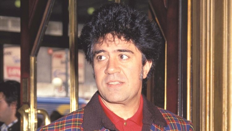 Pedro Almodóvar en un acto público