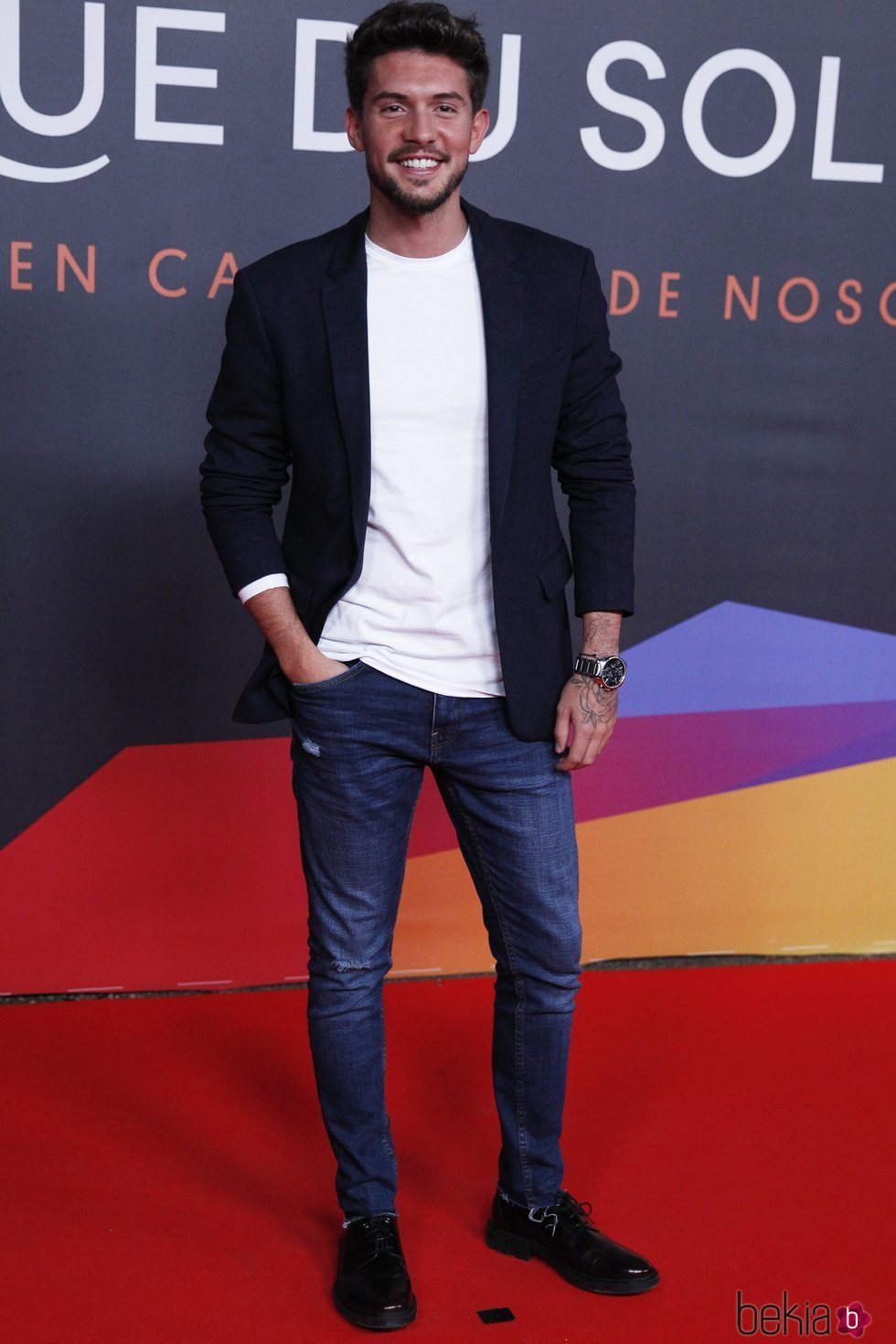 Carlos Right en el estreno del espectáculo de Leo Messi en el Circo del Sol