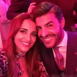 Paula Echevarría y Miguel Torres en la fiesta del 25 aniversario de Tacha Beauty