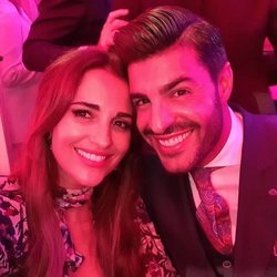 Paula Echevarría y Miguel Torres en la fiesta del 25 aniversario de Tacha Beauty