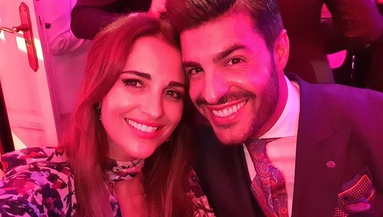 Paula Echevarría y Miguel Torres en la fiesta del 25 aniversario de Tacha Beauty