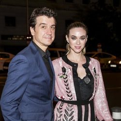 Javier Veiga y Marta Hazas en la fiesta del 25 aniversario de Tacha Beauty