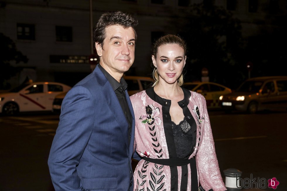 Javier Veiga y Marta Hazas en la fiesta del 25 aniversario de Tacha Beauty