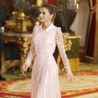 La Reina Letizia en la recepción del Día de la Hispanidad 2019